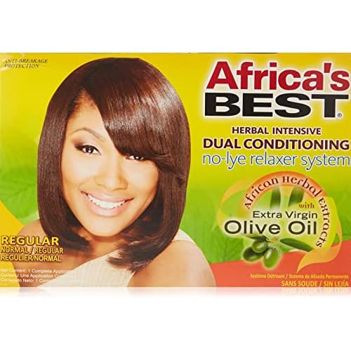 Africa's Best Herbal Intensive Dual Conditioning No-Lye Relaxer System