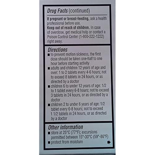 DRIMINATE 50MG TABLET BOXED 100CT MAJOR