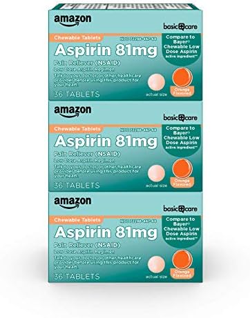 ASPIRIN 81MG CHEW ORANGE 36CT MAJ