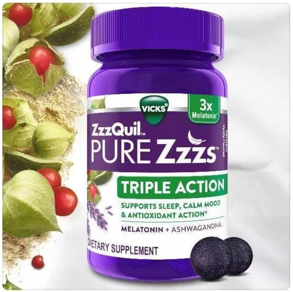 ZZZQUIL PURE ZZZS DE-STRESS GMY 42CT