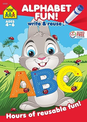 School Zone Numbers Fun! Write & Reuse Workbook