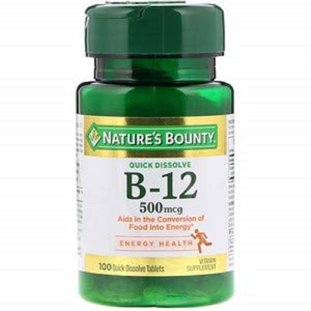VIT B-12 QD 5000MCG TAB 40CT NAT BOUNTY