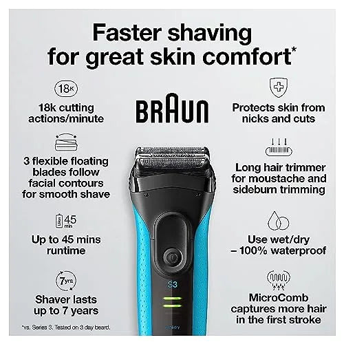 BRAUN SERIES 3 ELECTR RAZOR 1CT