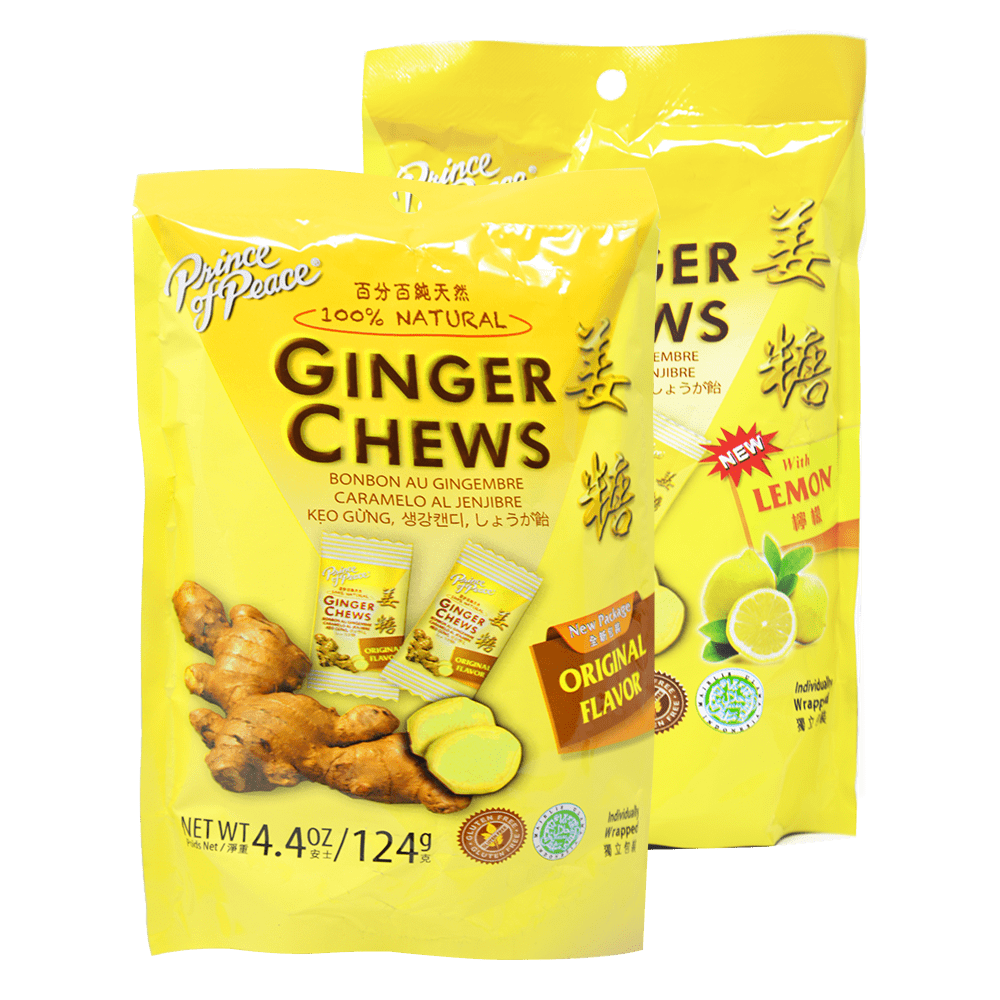 PRINCE OF PEACE CHEWS,GINGER LEMON