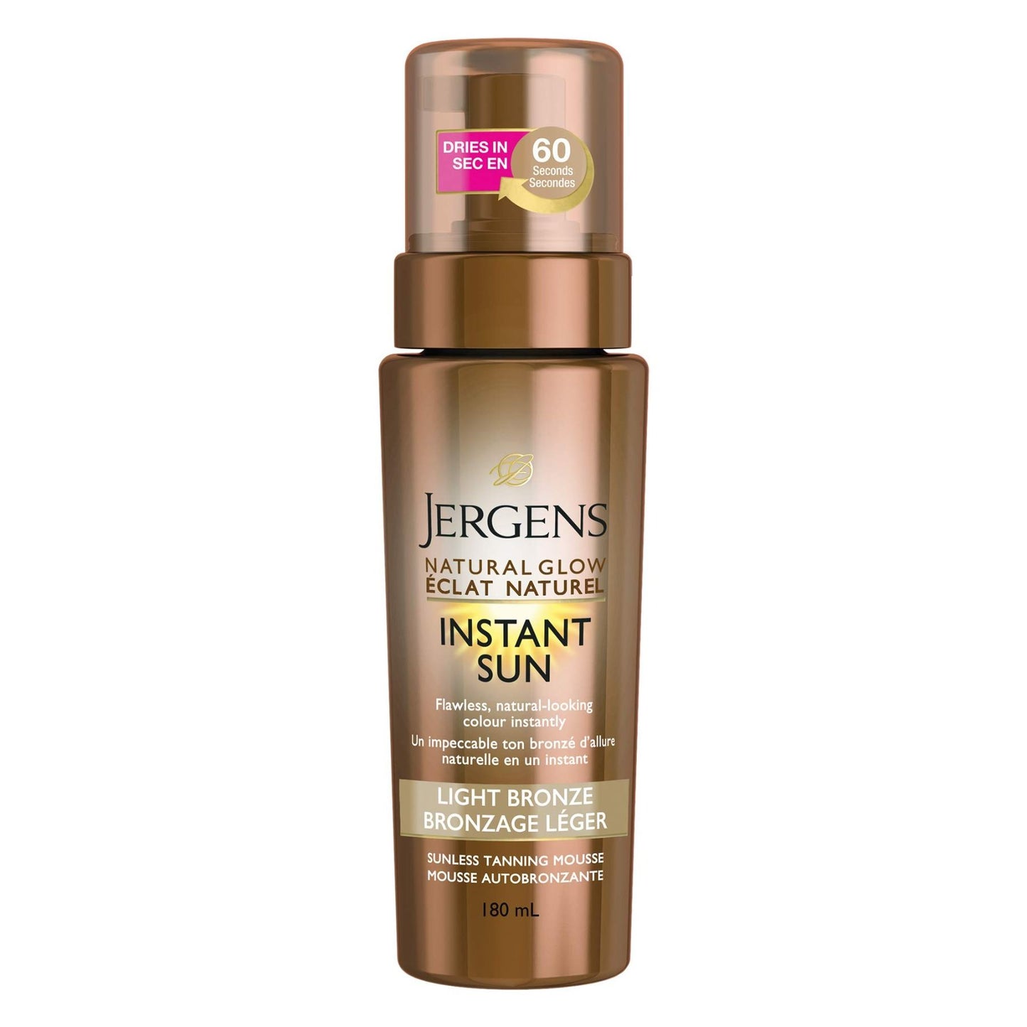 Jergens Natural Glow Instant Sun Light Bronze 6oz