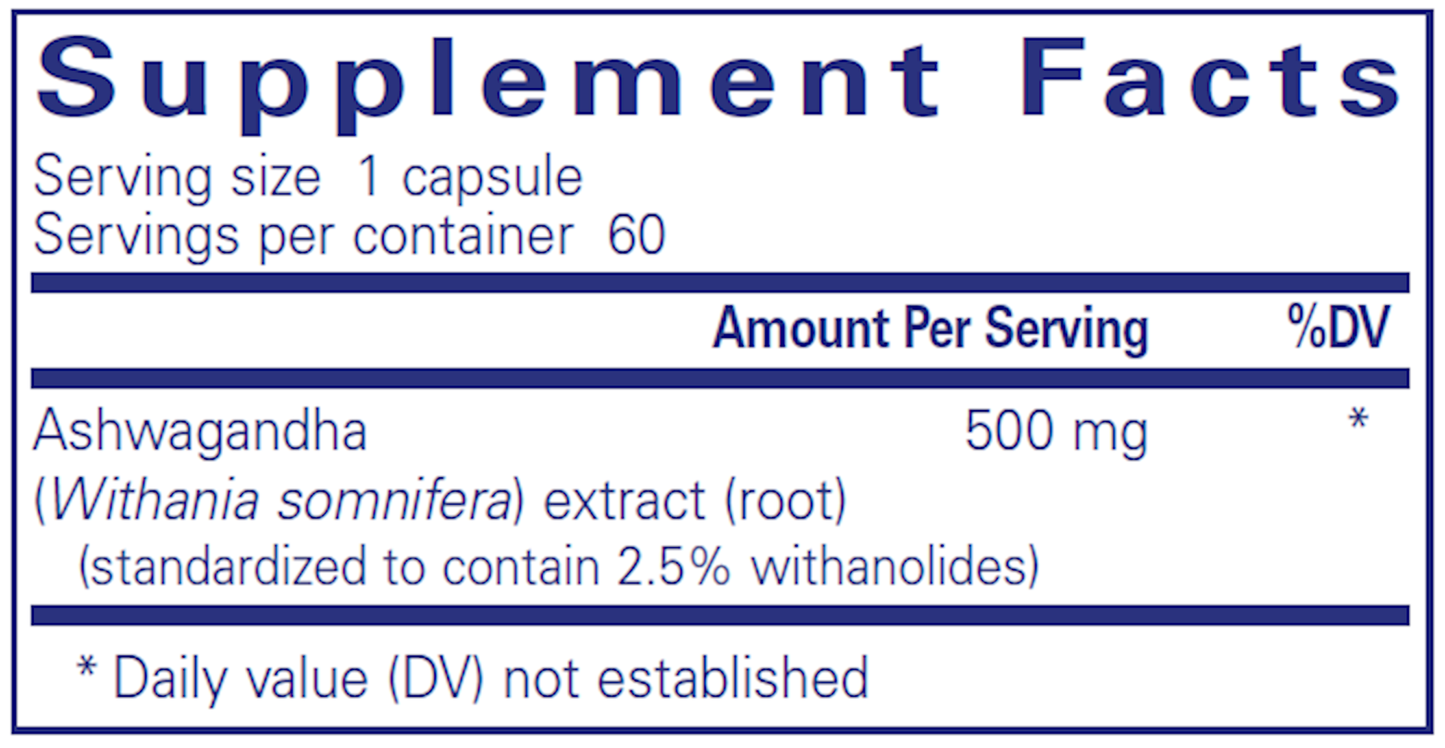 21ST CENTURY ASHWAGANDHACP500MG60