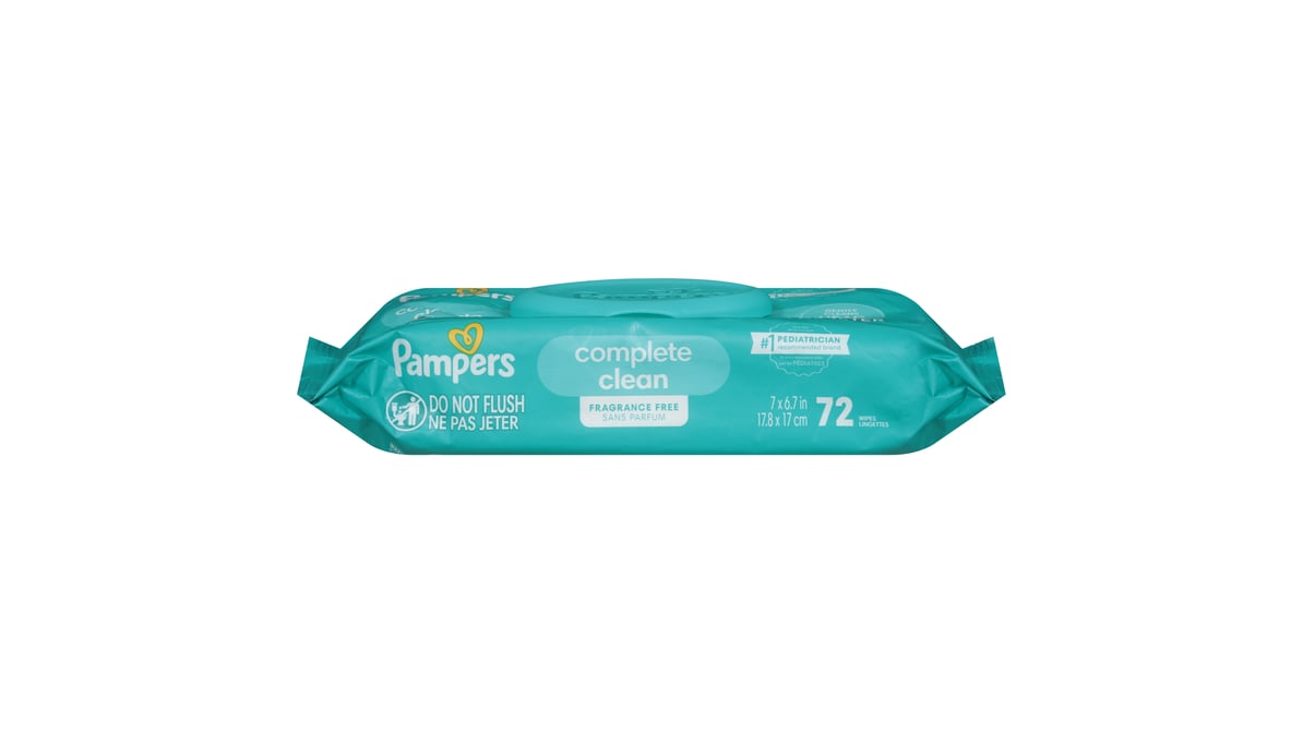 PAMPERS BABY WIPES PA 72 UNS