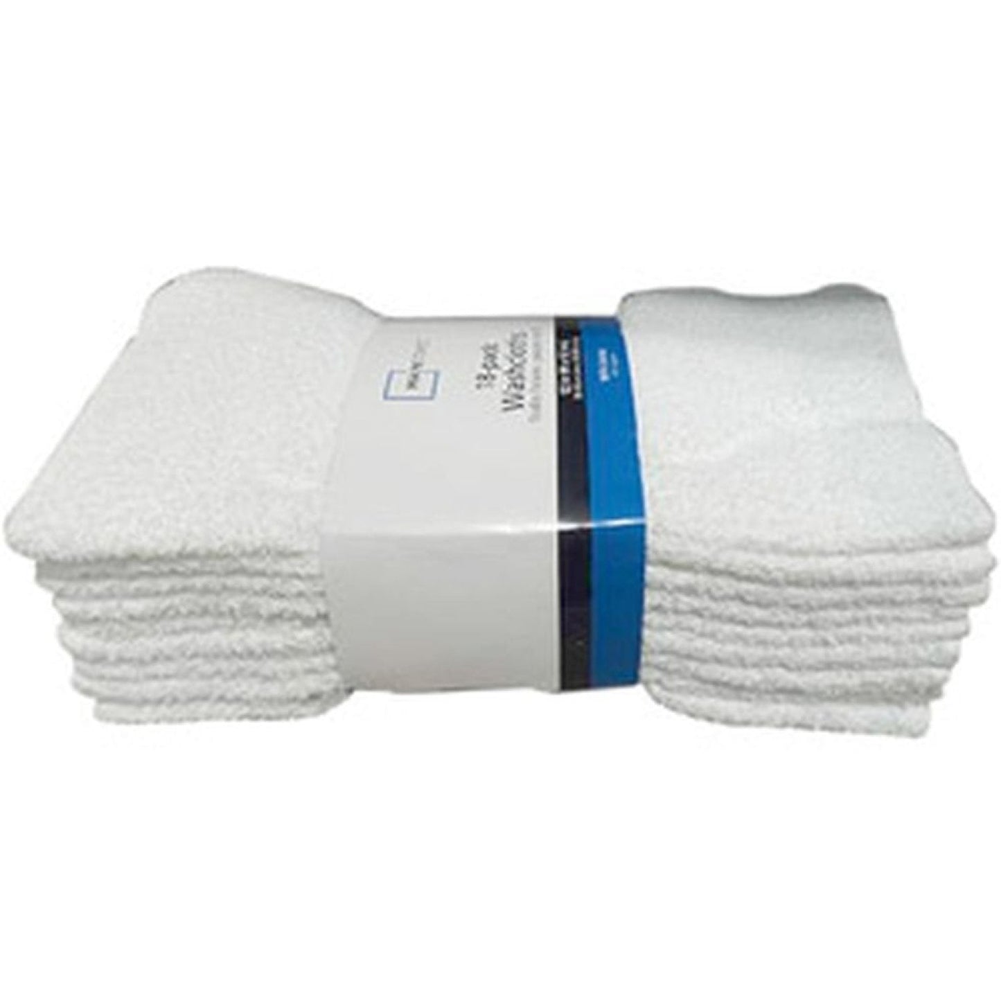 Royal Crest Wash Cloths - White, 6 count