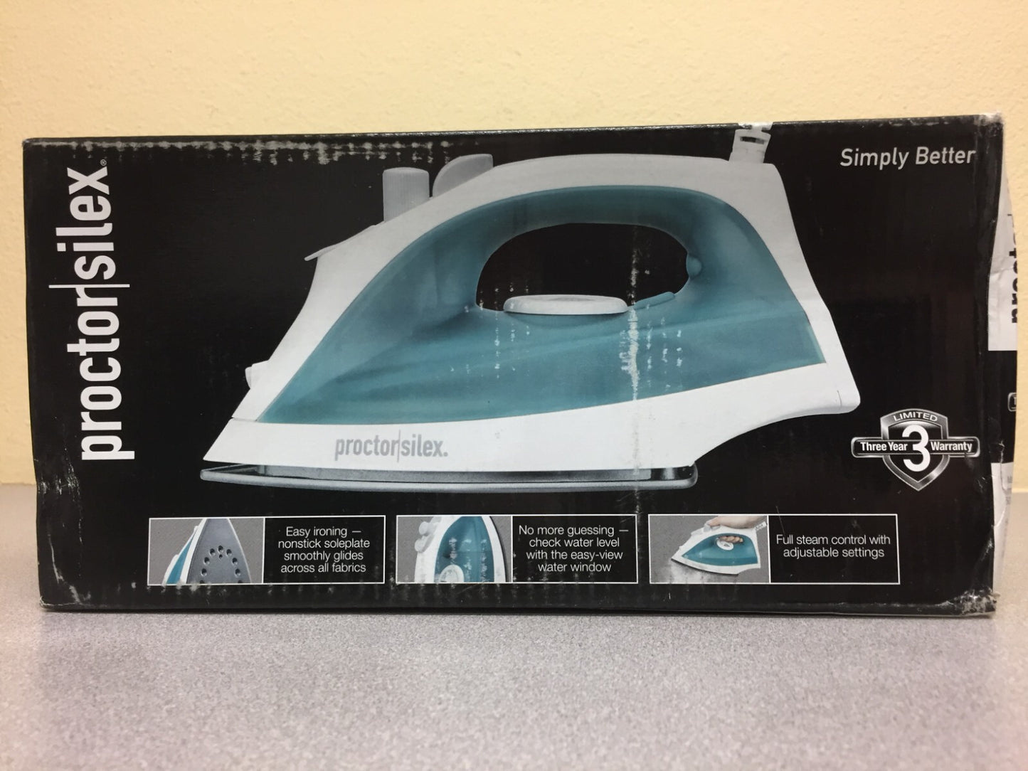 Proctor Silex® Nonstick Iron, WHITE, 17291R