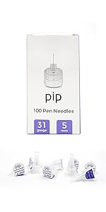 PIP INSULIN PEN NEEDLE 31GX5MM 100CT