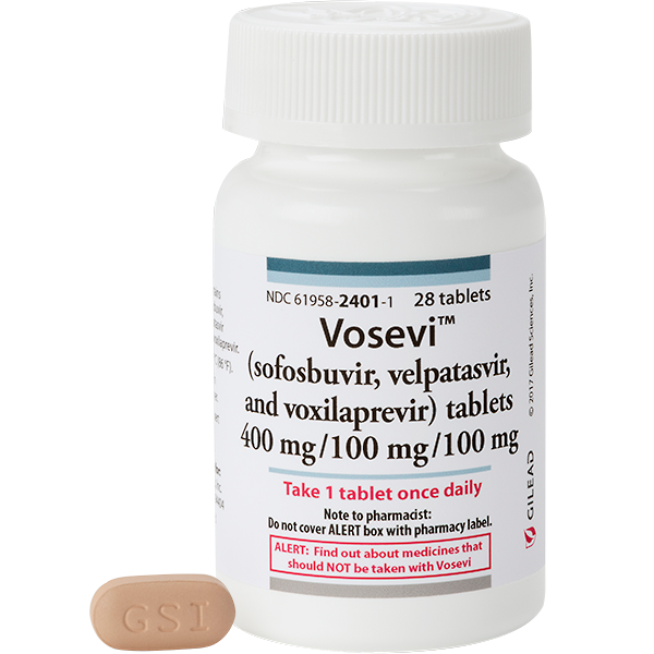 VOSEVI TB 400-100-100MG 28 1/D