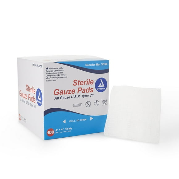 GAUZE PD 100 3X4N NADHS