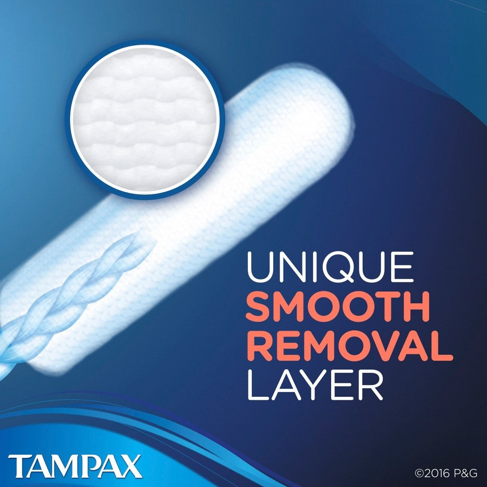 Tampax Tampons Pearl Super 36 Count Leakguard Unscented