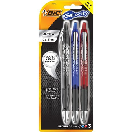 BiC Gel-ocity Retractable Pen - Ocean Colors, 4 count