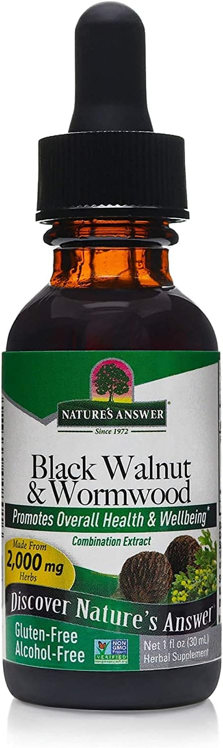 NATURE'S ANSWER AF BLACK WALNUT&WORMWOOD