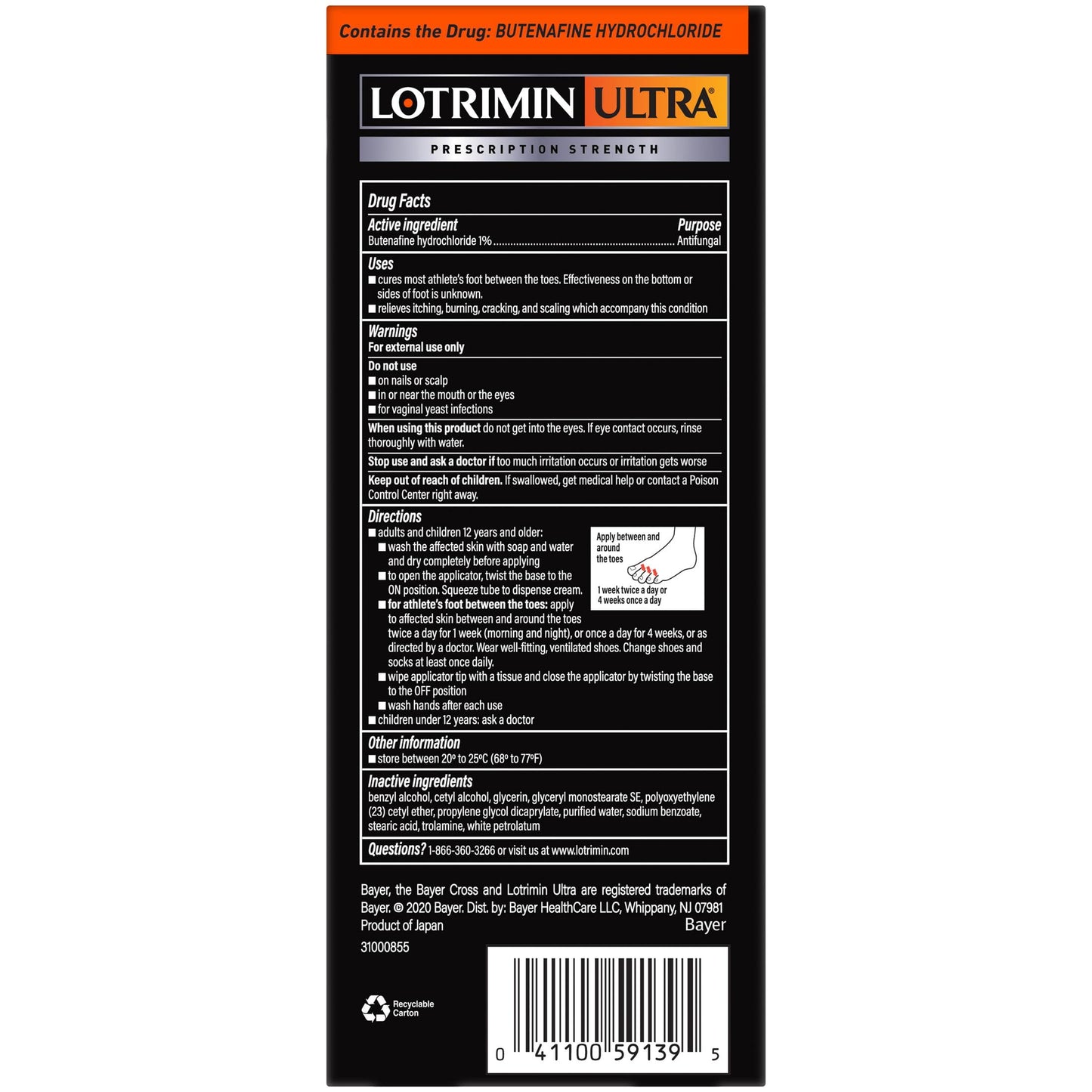 LOTRIMIN ULTRA ALTHETES FOOT CRM 30 GM