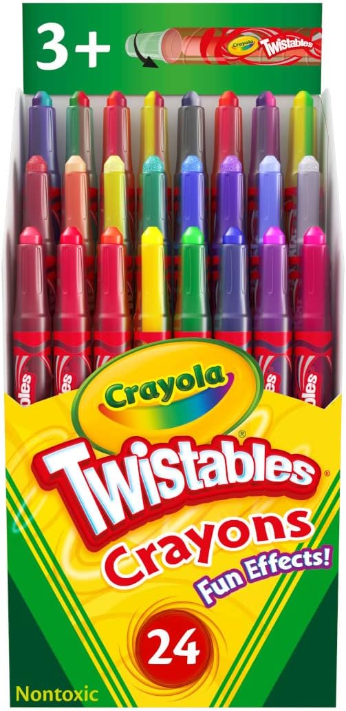 Crayola Fun Effects! Twistables Crayons, 24 count