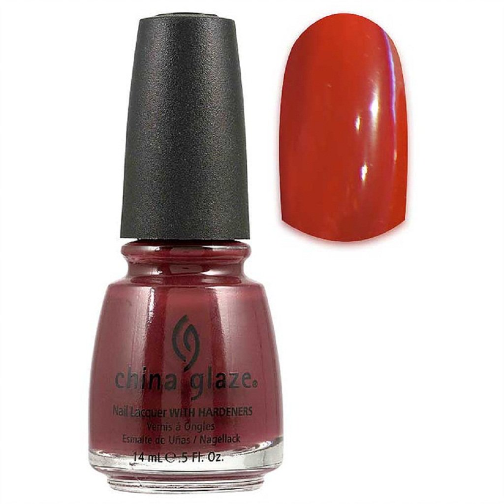 china glaze Nail Lacquer, Glossy Finish - Moonlit Merlot