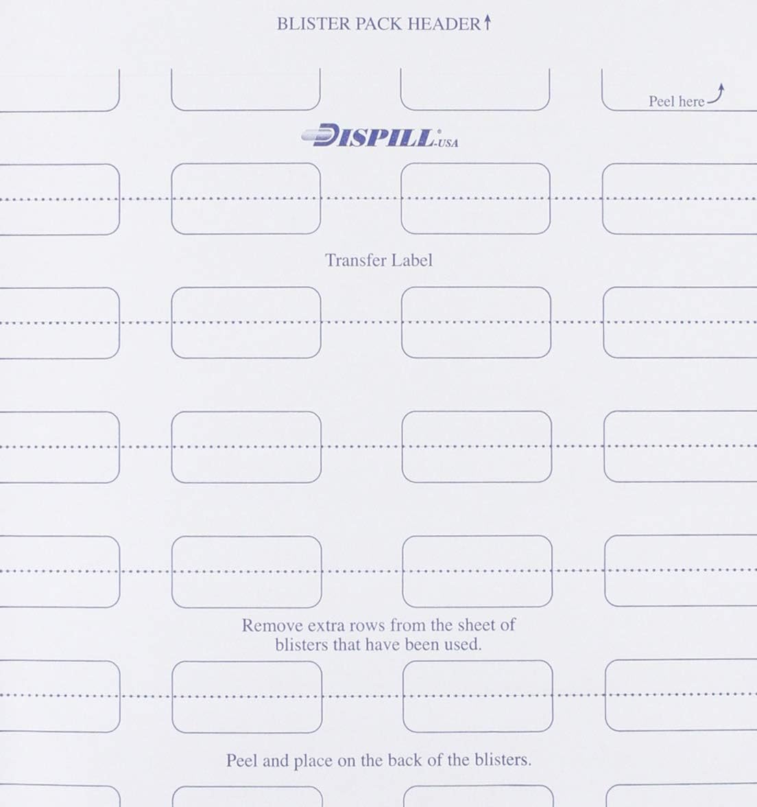 DISPILL ROBOT LABELS 500