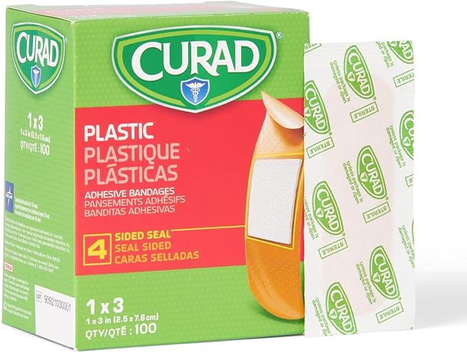 CURAD BANDAGE PLASTIC ASST 80CT