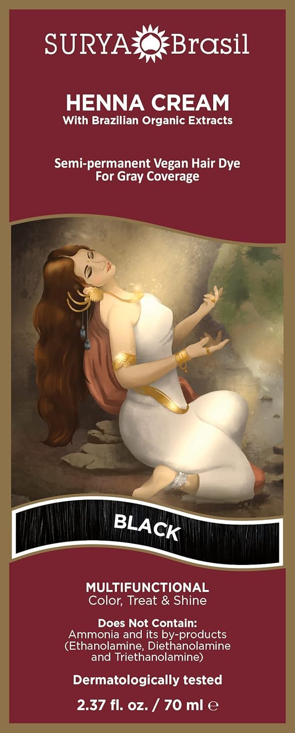 SURYA BRASIL HENNA CREAM,BLACK