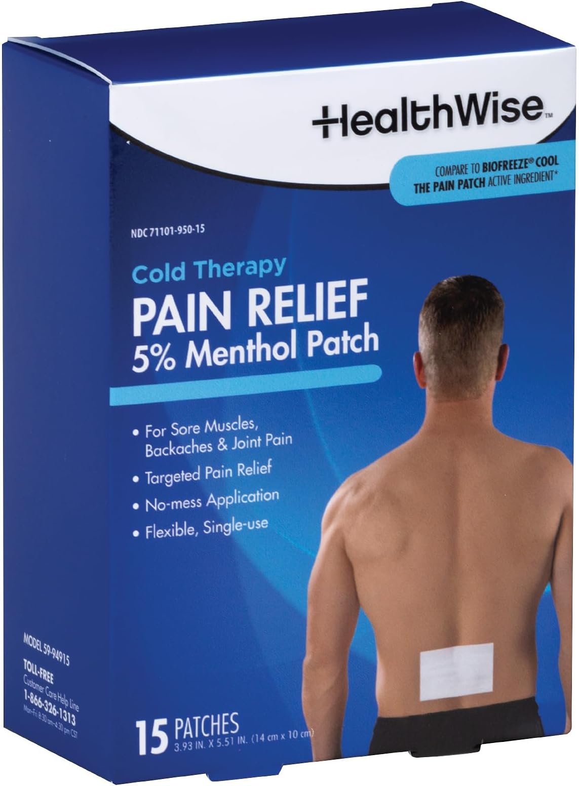 GNP LIDOCAINE+MENTHOL PATCH 5CT