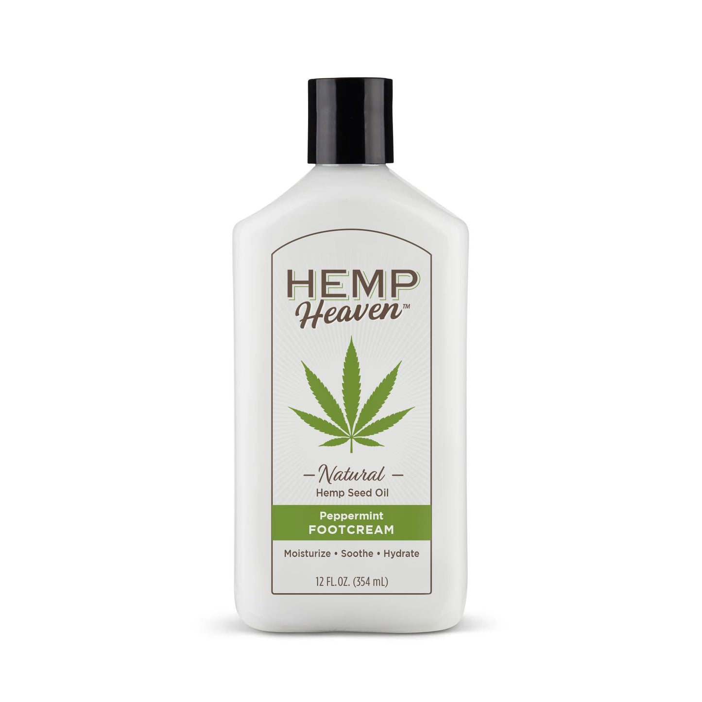 Hemp Heaven Foot Cream Peppermint 18oz Pump
