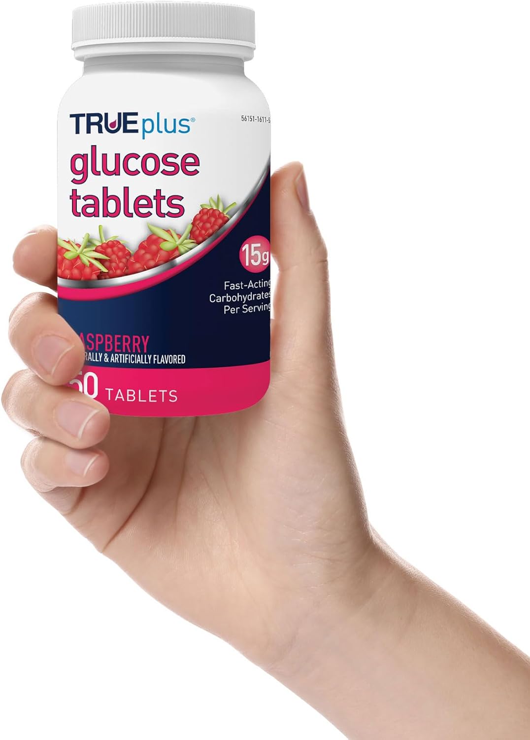 TRUEPLUS GLUCOSE TABLET RASPBERRY 50CT