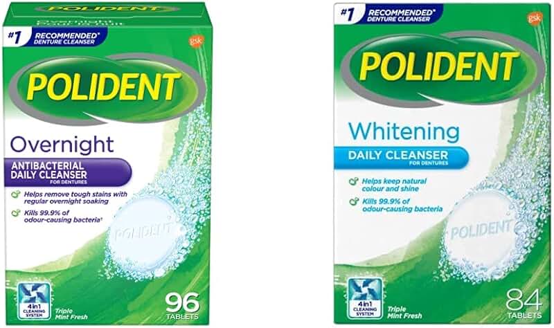 POLIDENT OVERNIGHT TABLET MINT 40CT