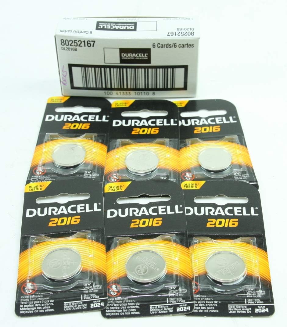 BATTERY DUR LITH 6 DL2016BPK