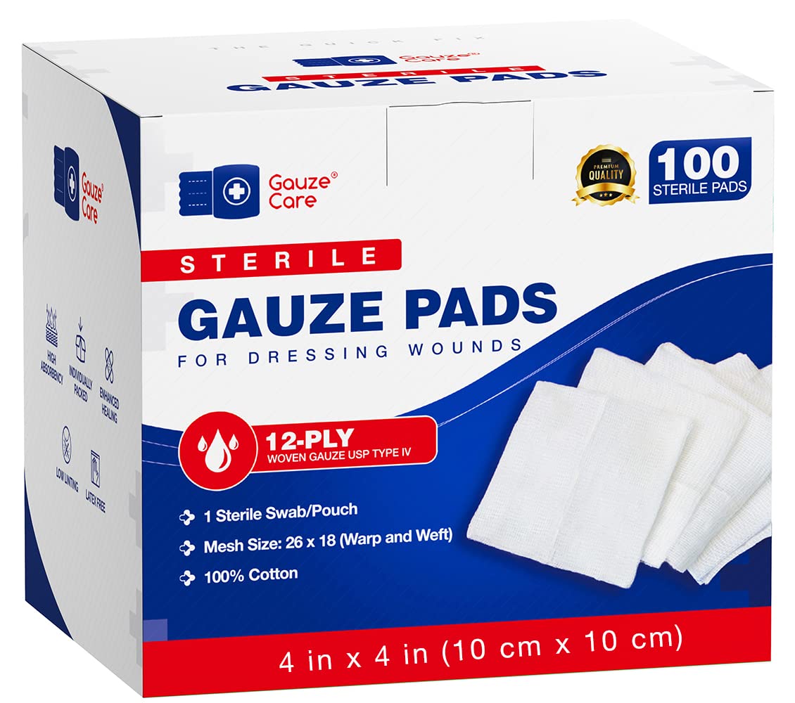 B/A GAUZE PADS DS 10 4X4N LARGE