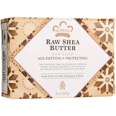 NUBIAN HERITAGE BAR SOAP,RAW SHEA & MYRRH
