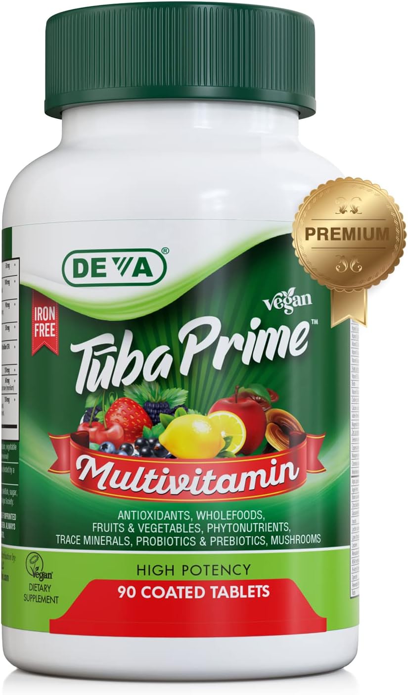DEVA VEGAN VITAMINS MULTIVIT W/O IRON,VEGAN