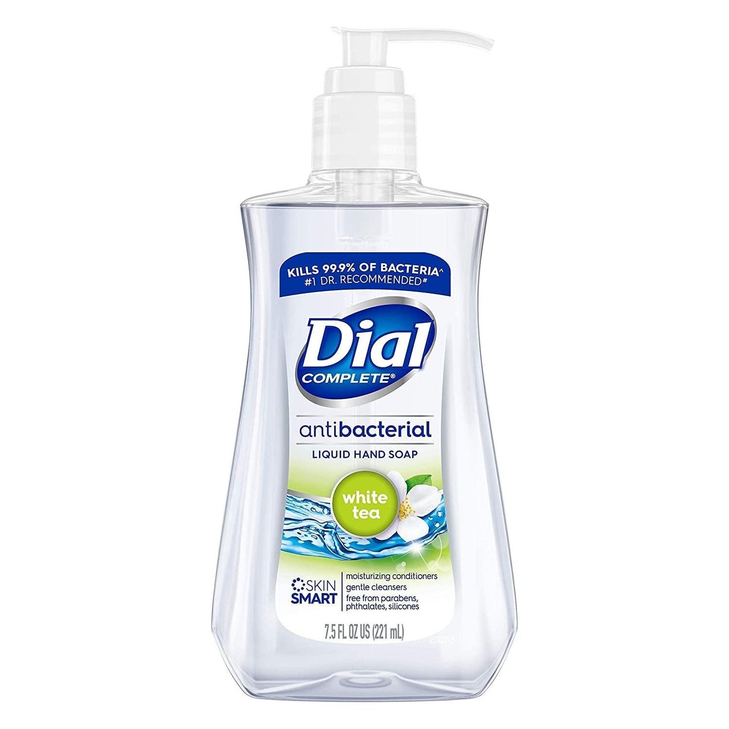 Dial Liquid Soap Anti-Bacteria White Tea 7.5oz Pump