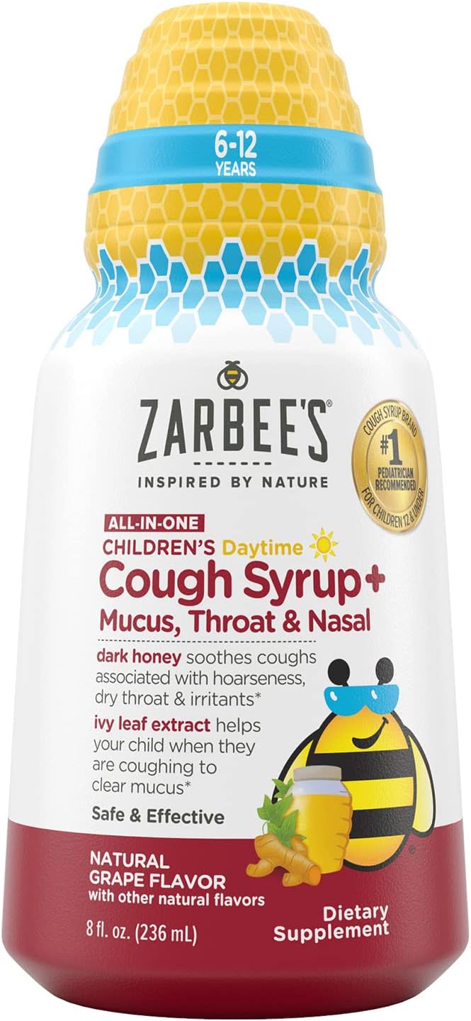 ZARBEES KIDS COUGH +MCUS NGHT SYRUP 4OZ