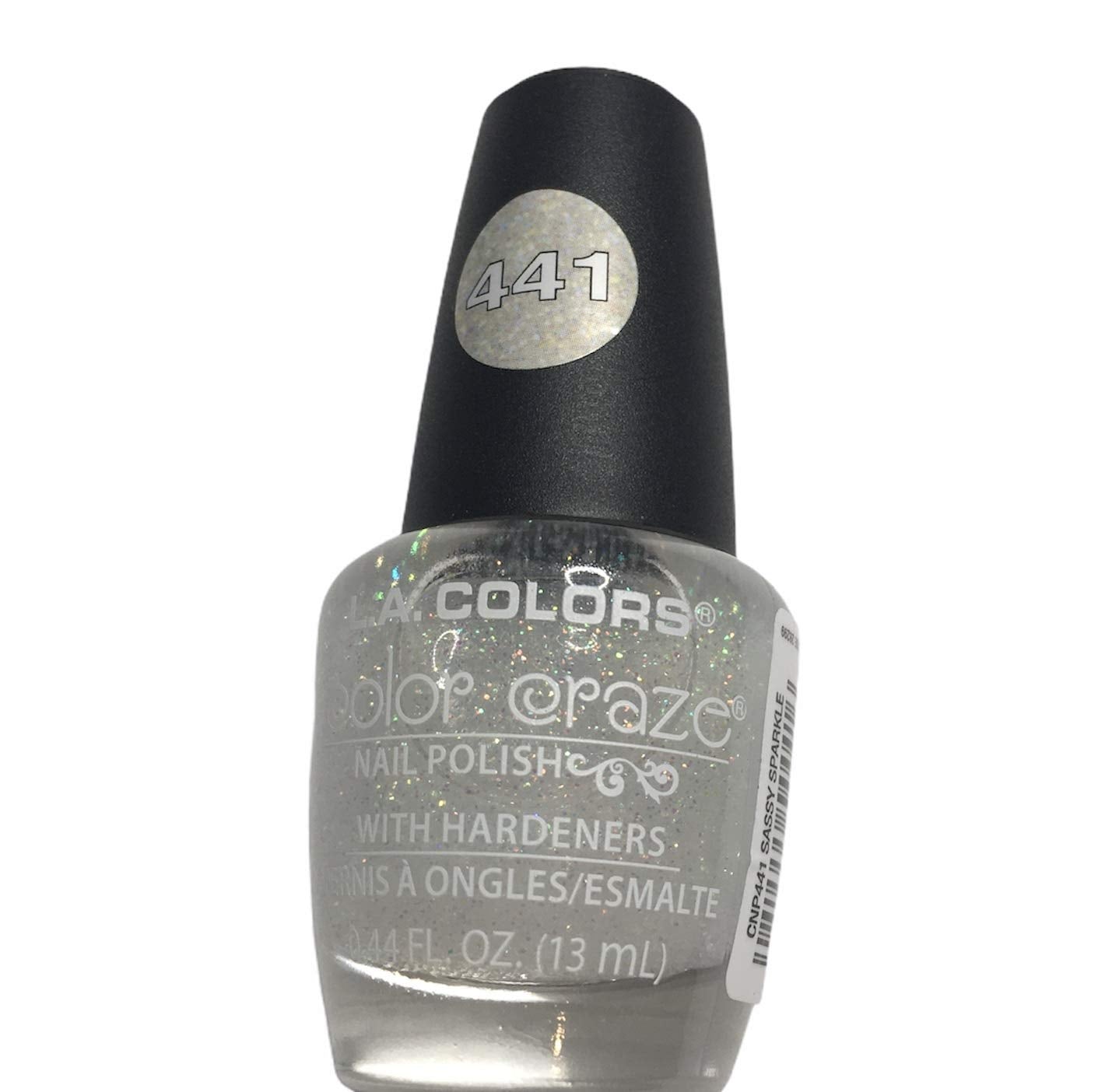 L.A. Colors Color Craze Nail Polish - Sassy Sparkle, 0.44 fl oz