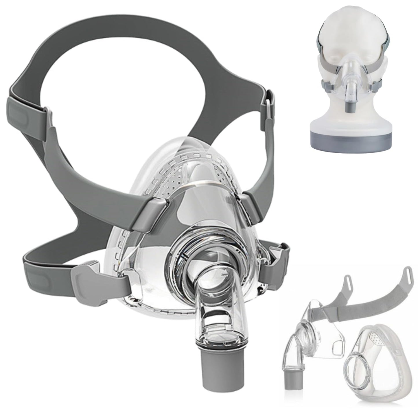 CPAP FULL FACE SILICONE MKLRG