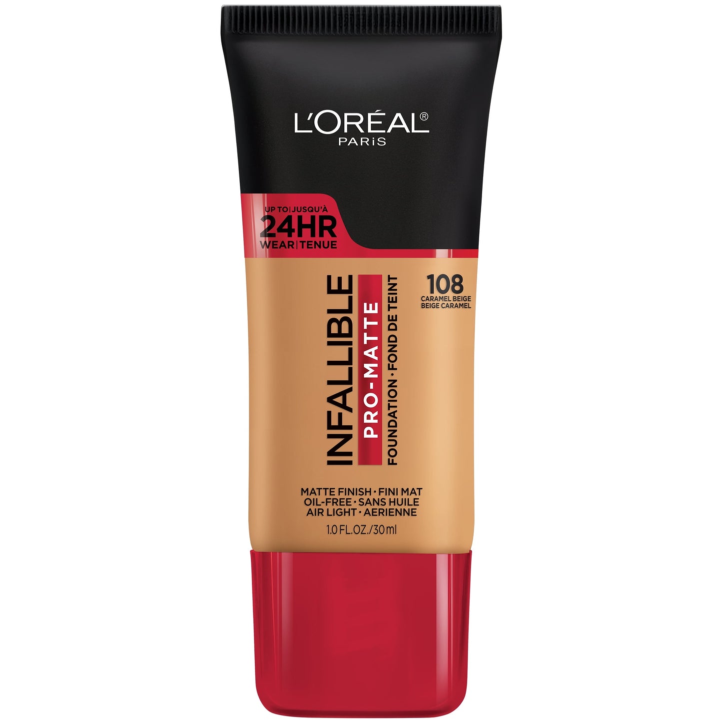 L'ORÉAL PARIS Infallible Pro-Glow Foundation, 209 Caramel Beige, 1 fl. oz.