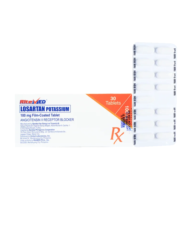 LOSARTAN POT TB 100MG 90