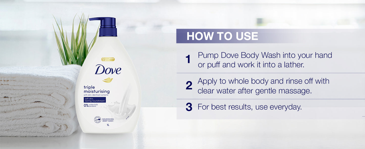 TTS DOVE BODY WASH DP MOIS LQ 3OZ