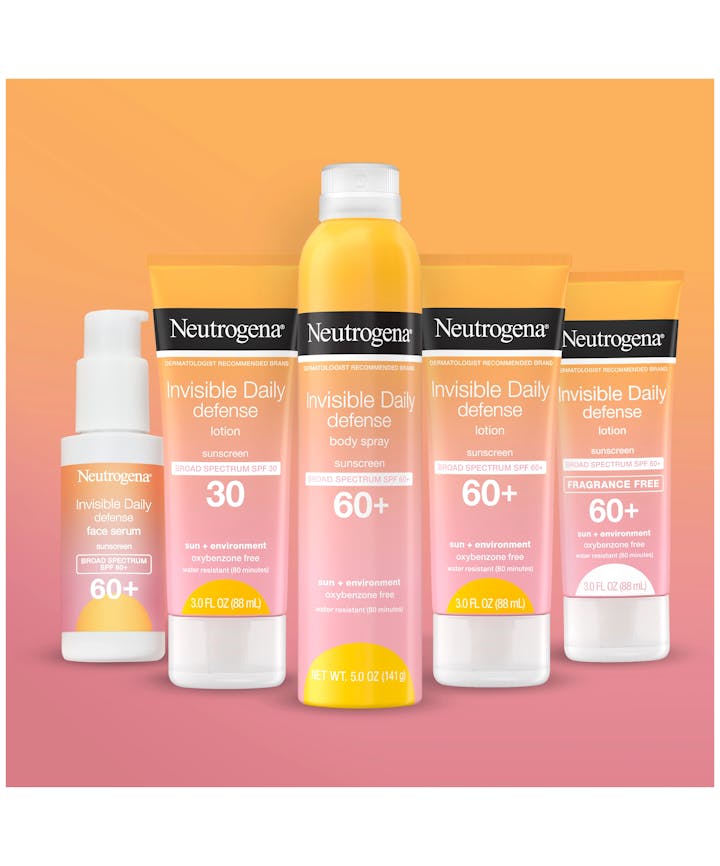 Neutrogena Invisible Daily Defense Spf60+ Body Spray 5oz