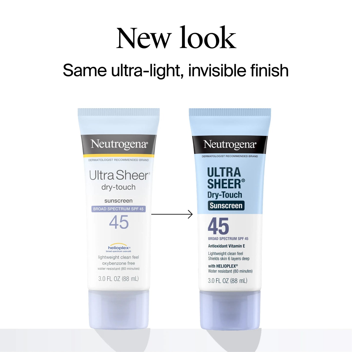 Neutrogena Ultra Sheer Spf#45 Dry Touch Lotion Twin Pack 3oz