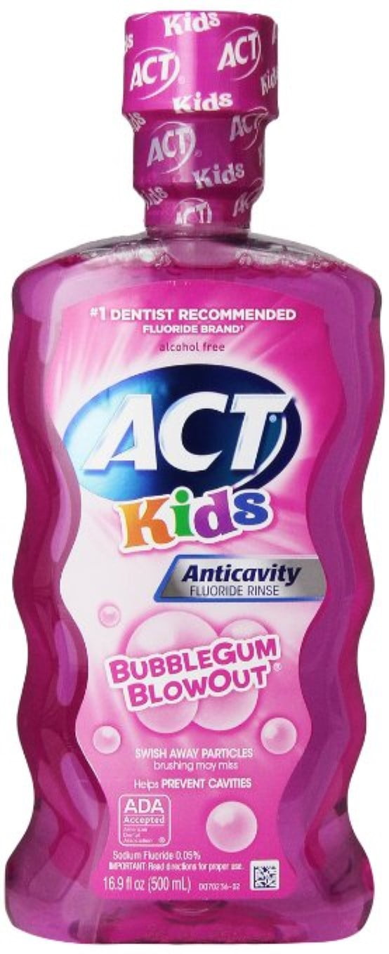 ACT KIDS MW 0.05% 500ML BUBBLEGUM