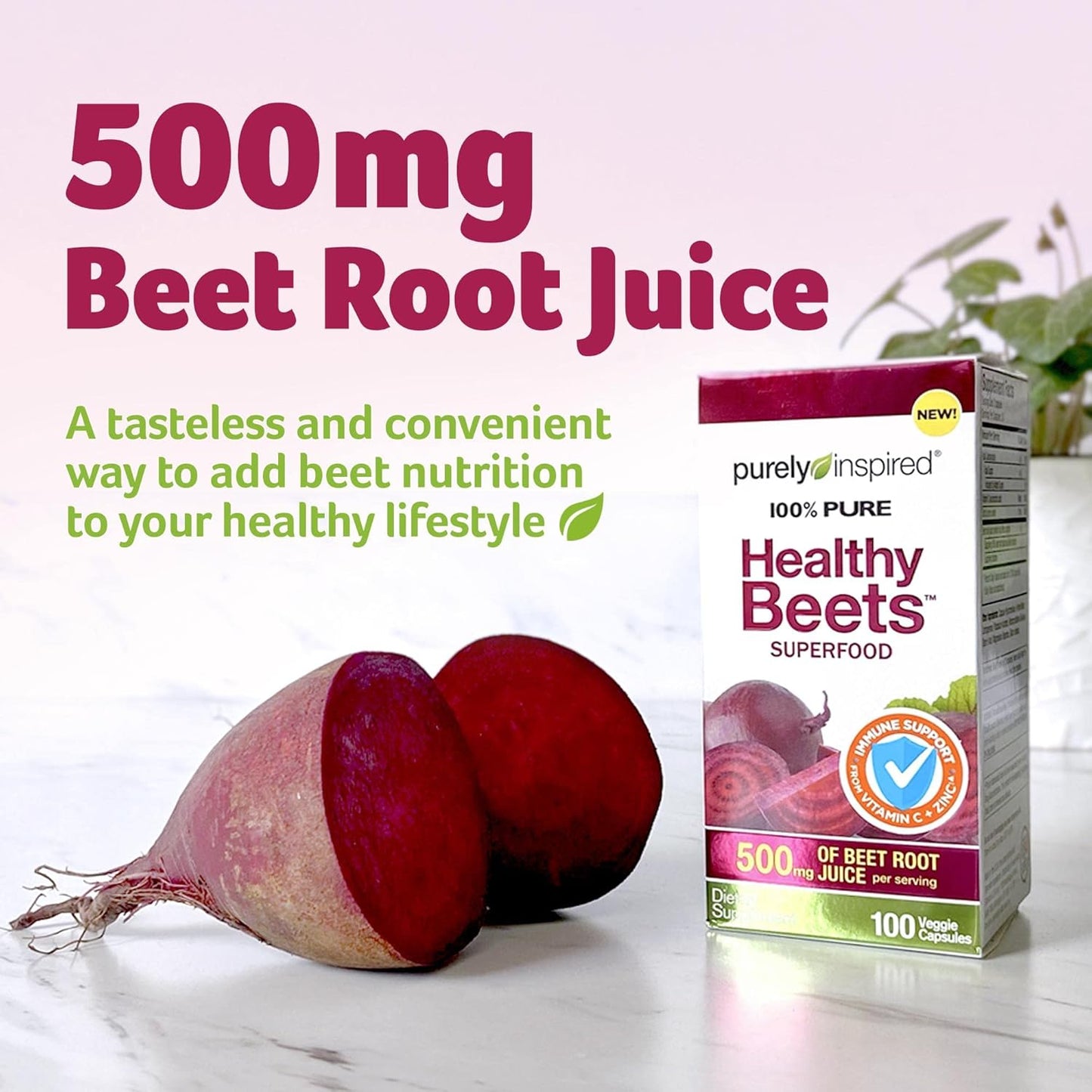 PURELY INSP CP 500MG 100 BEET