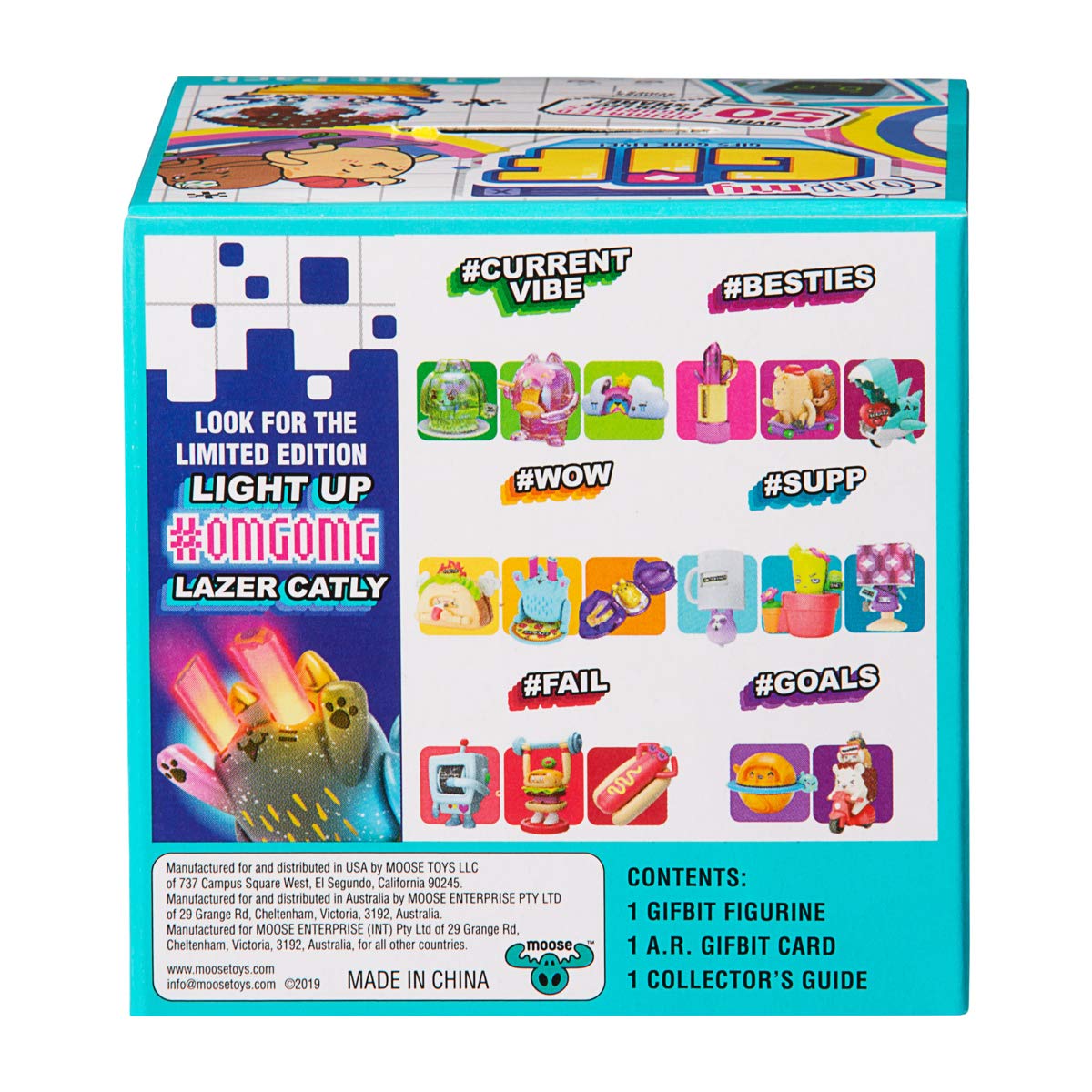 Oh My GIF! GIF’s Gone Live! Mystery 1 Bit Pack Figurine Blind Box, Assorted