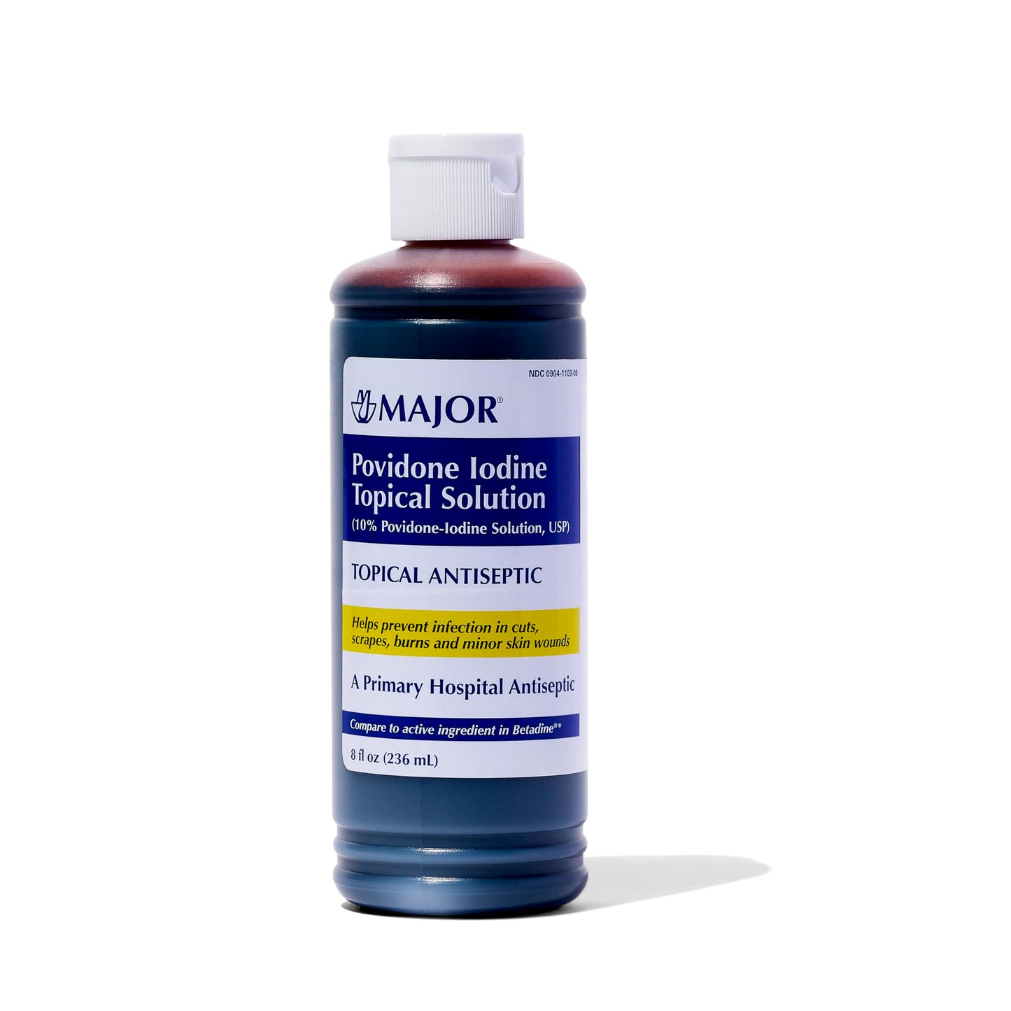 POVIDONE IODINE 10% 8OZ MAJOR