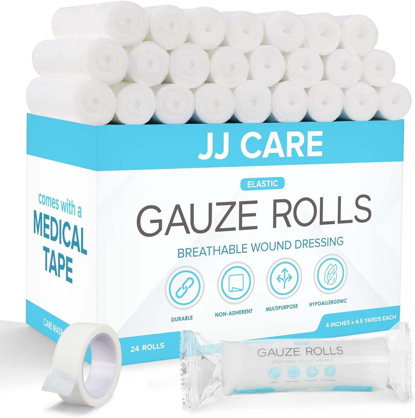JJ GAUZE NONSTK ALL-IN-ONE L 4.5X5.5 4CT