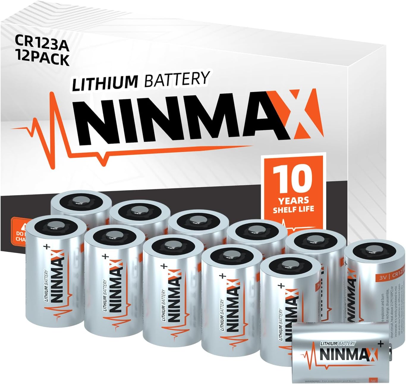 BATTERY DUR LITH 3V 6X1 DL123AB