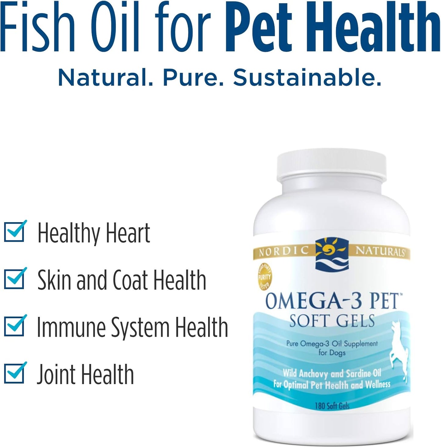 NORDIC NATURALS PET,OMEGA 3,MD LRG,CAT DG