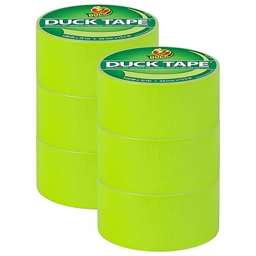 DUCK Color Duct Tape - Fluorescent Citrus, 1.88" x 15 yds